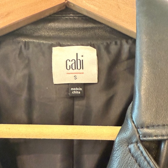 CAbi Black Moto Jacket with Silver Details - Picture 5 of 9